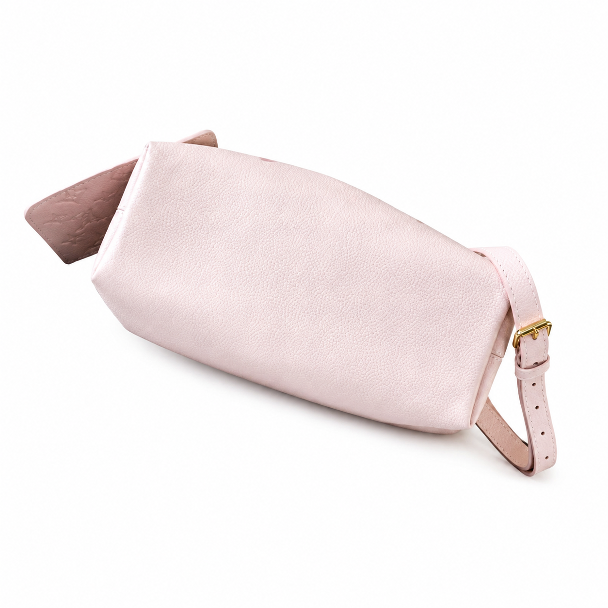 Louis Vuitton NéoNoé MM — Rose Ballerine Giant Empreinte, Gold Chain & Single Pink Handle