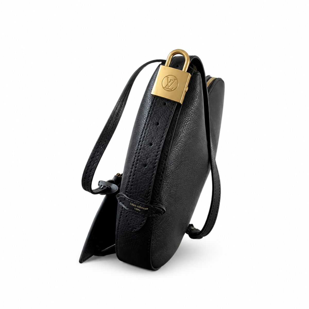 Damier Ebène Envelope Shoulder Bag — Large Flat-Profile Canvas Bag with Tonal Check Pattern and Understated Graphic Presence