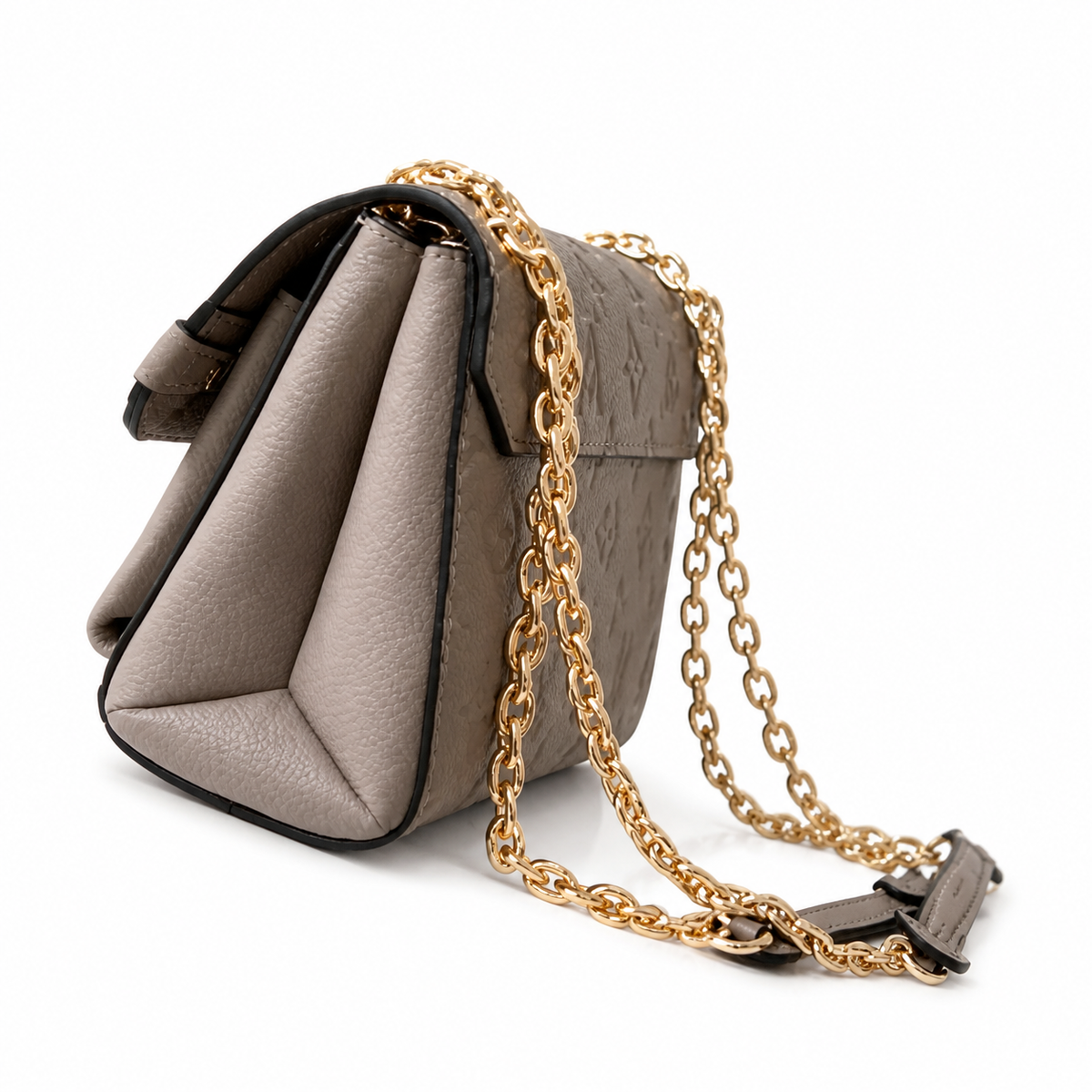 Louis Vuitton Vavin BB — Monogram Empreinte Leather in Tourterelle