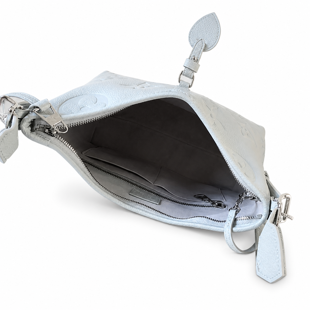 Louis Vuitton CarryAll PM — Giant Monogram Empreinte in Glacier Iridescent