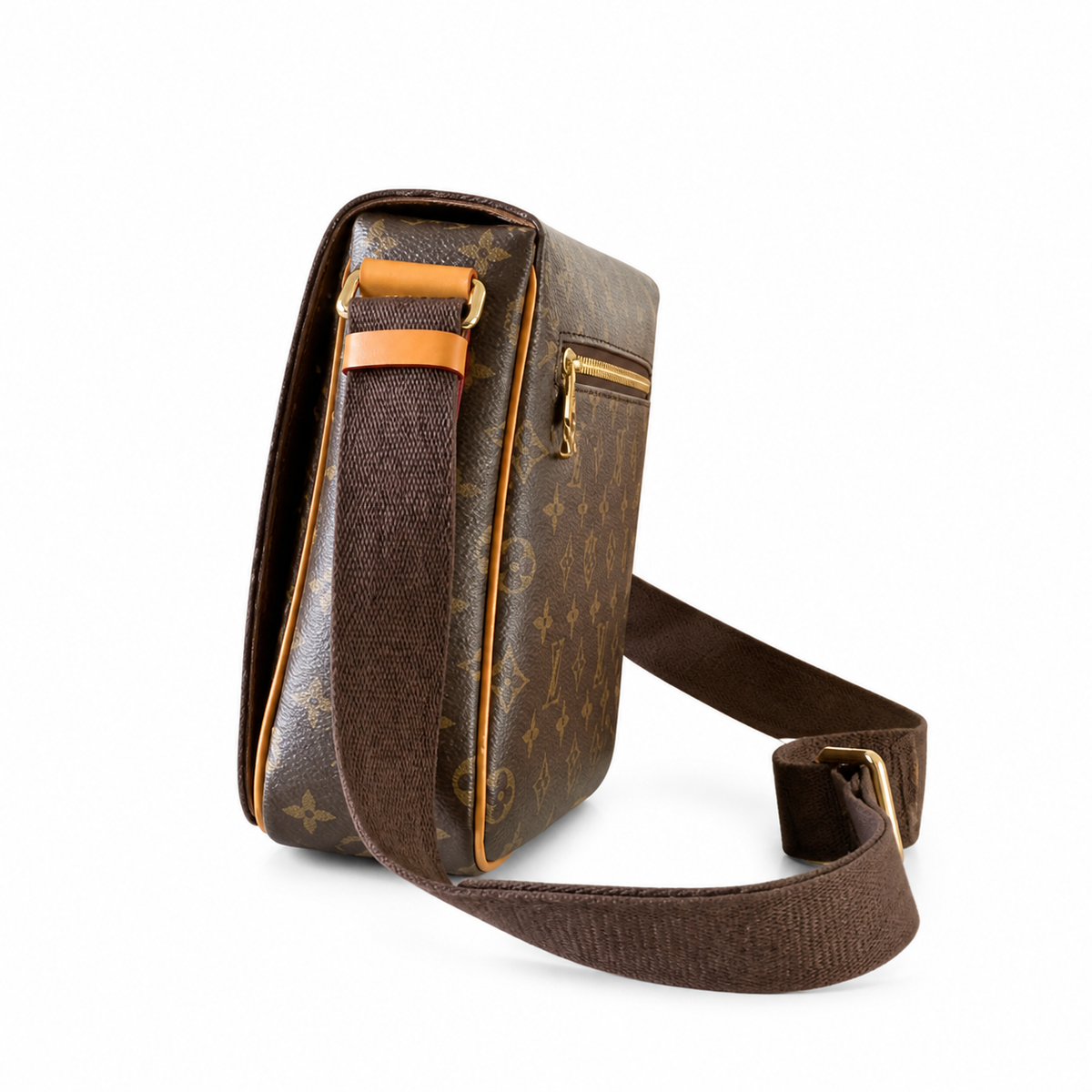 Louis Vuitton Reporter PM — Monogram Canvas with Vachetta Leather Trim