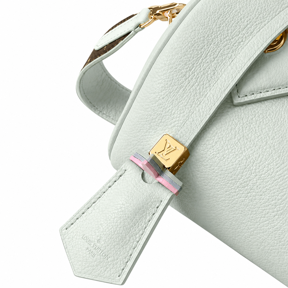 Louis Vuitton Monogram Petite Lock Shoulder Bag
