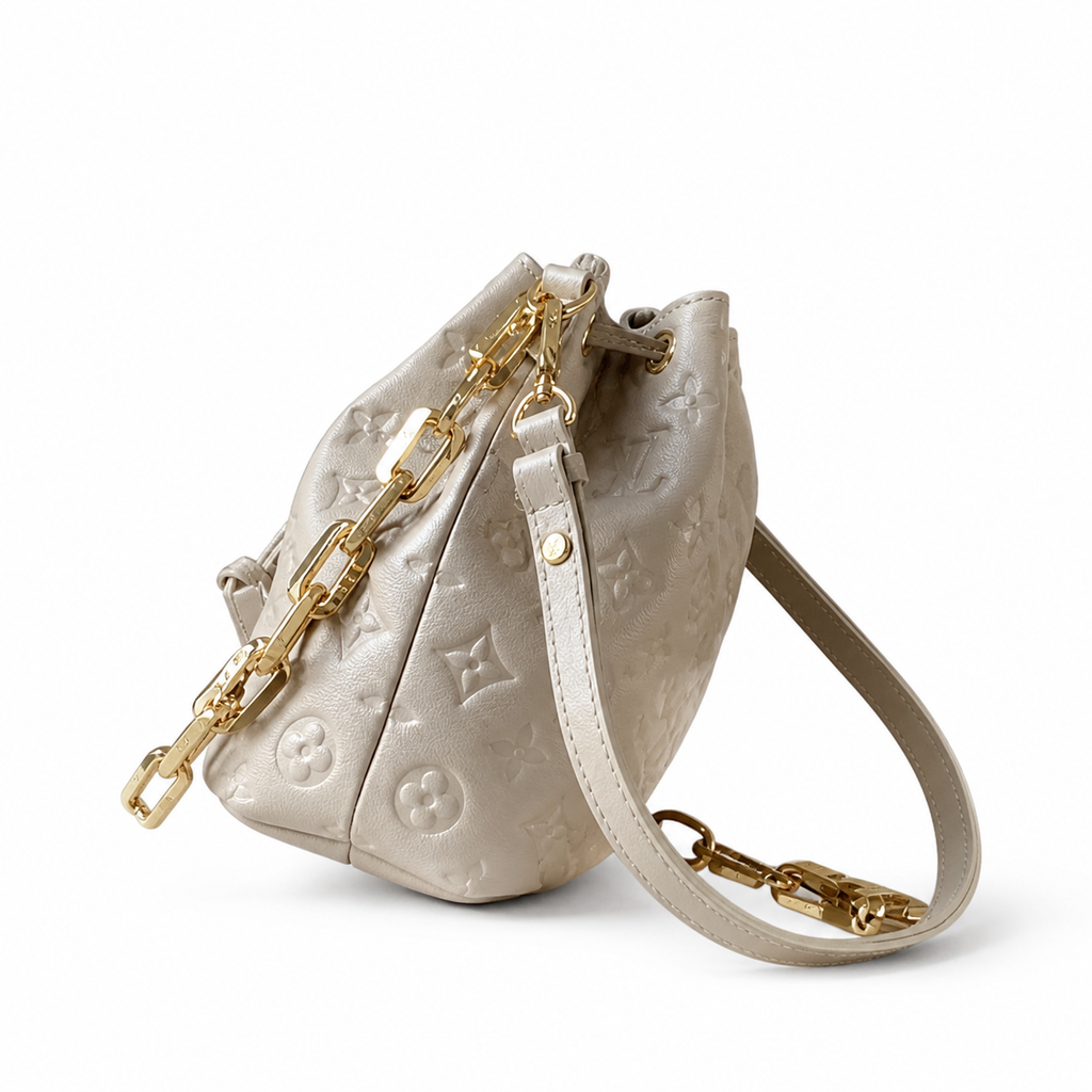 Louis Vuitton Monogram Mini Drawstring Bucket Bag