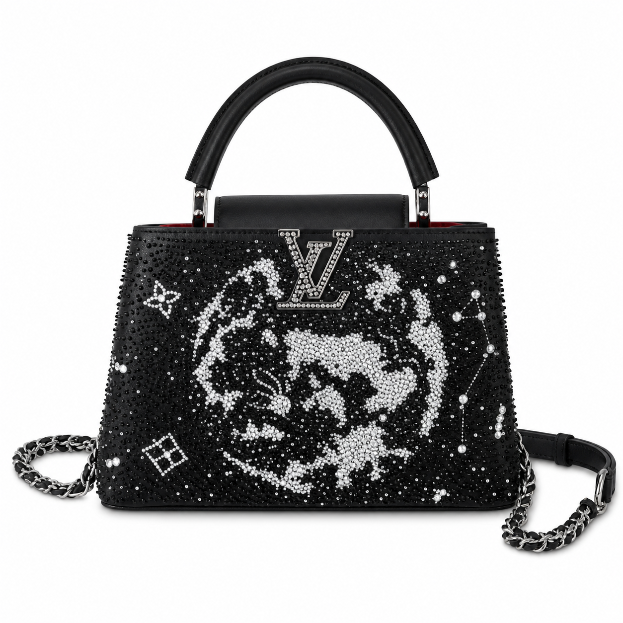 Louis Vuitton Monogram Heritage Crossbody Satchel Bag