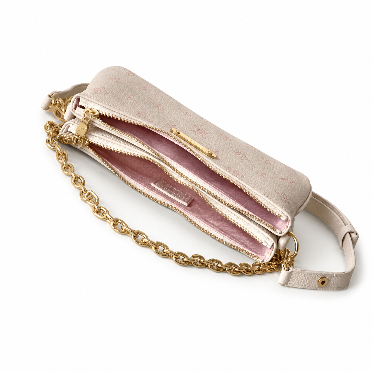 Louis Vuitton Monogram Heritage Crescent Shoulder Bag