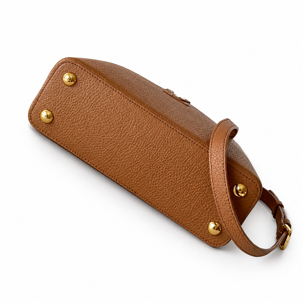 Louis Vuitton Capucines BB — Taurillon Leather in Caramel with Tonal LV Clasp & Gold Hardware
