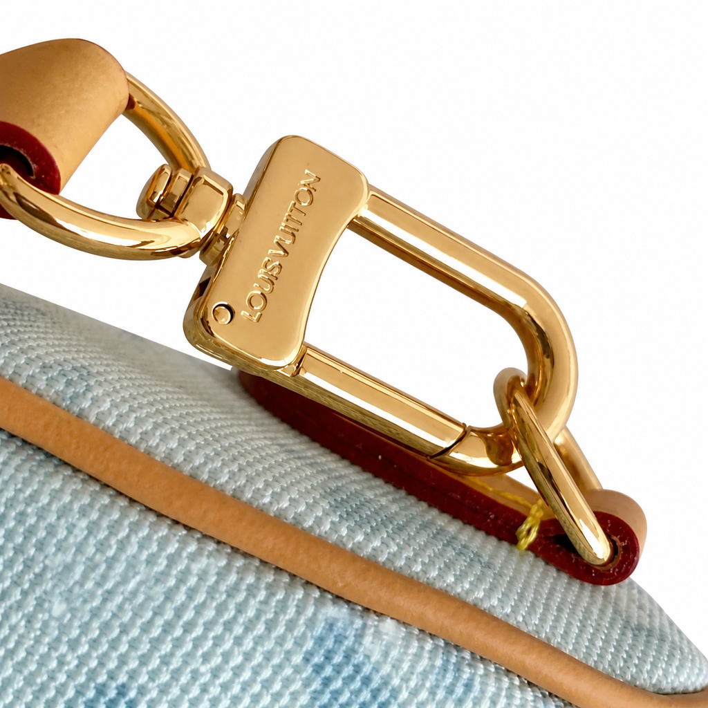 Louis Vuitton Monogram Compact Crossbody Bag With Zip Closure