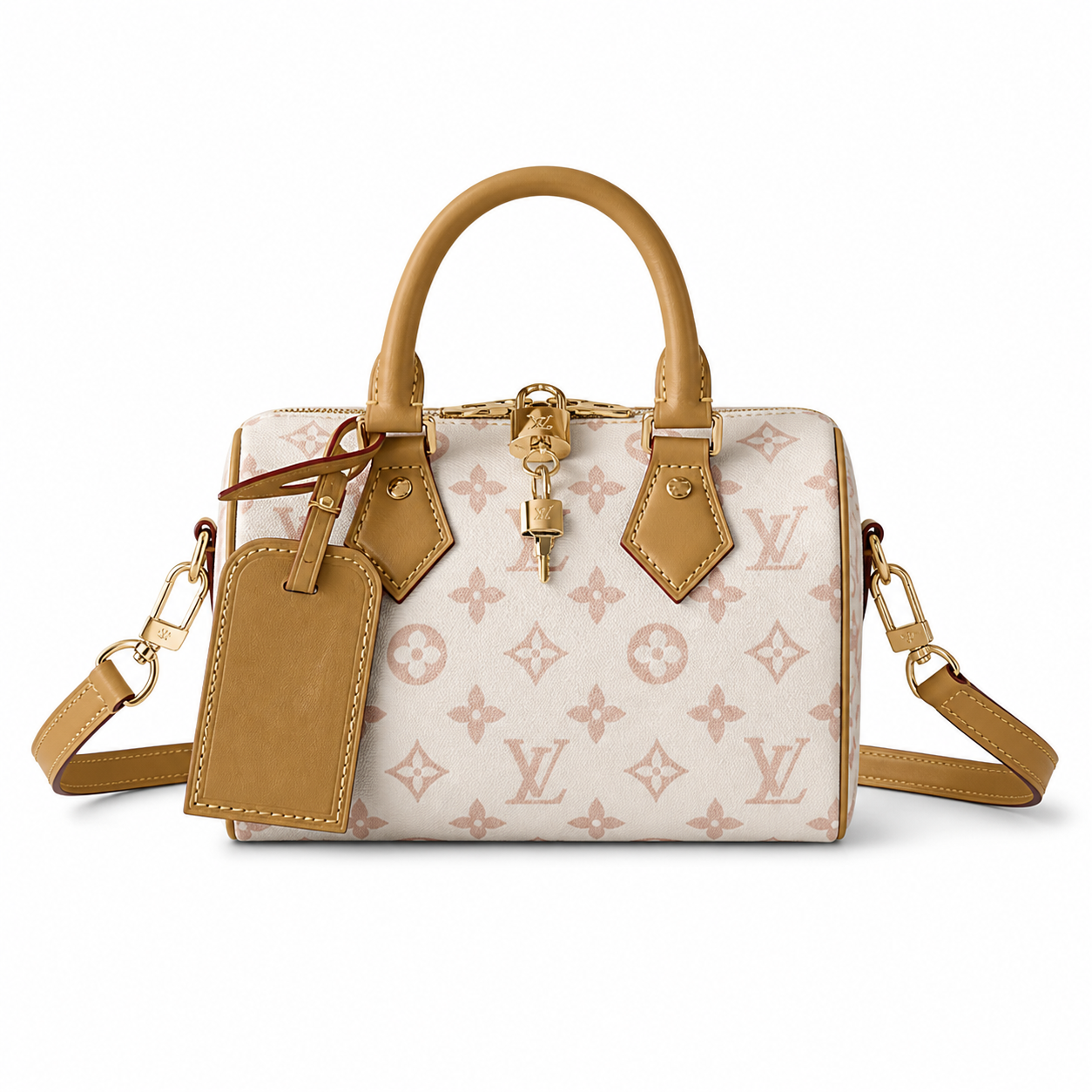 Louis Vuitton Capucines Mini Bag in Rose Poudre With Jewel Chain