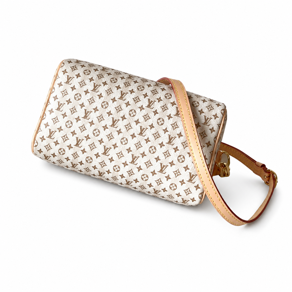 Louis Vuitton Speedy Bandoulière 20 — Monogram Idylle in Blanc with Vachetta Trim