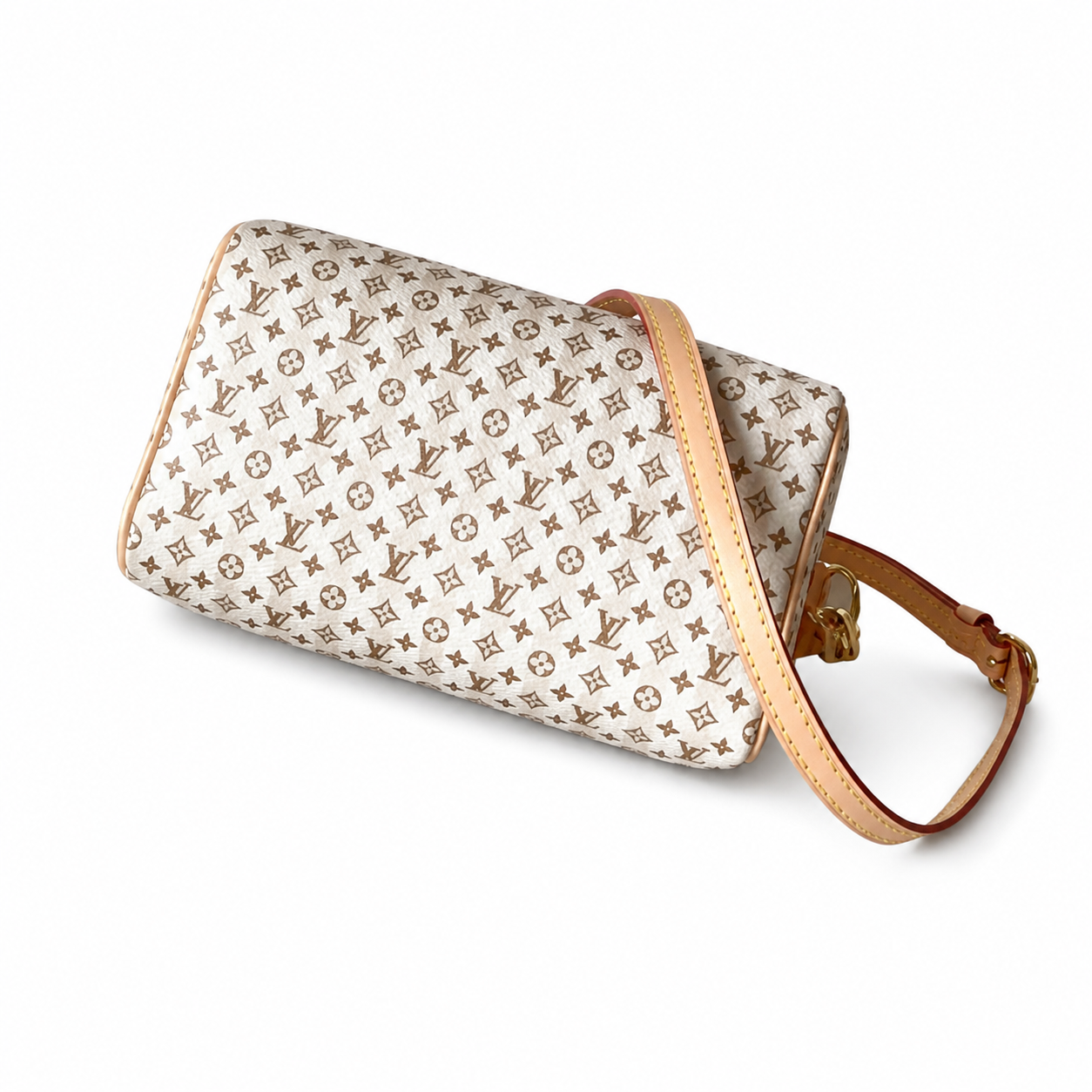 Louis Vuitton Speedy Bandoulière 20 — Monogram Idylle in Blanc with Vachetta Trim