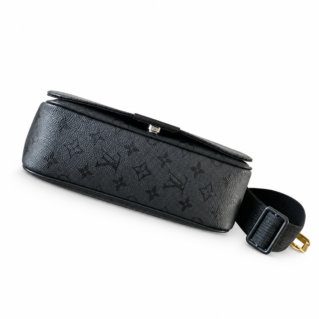 Louis Vuitton District PM — Monogram Shadow Leather in All Black