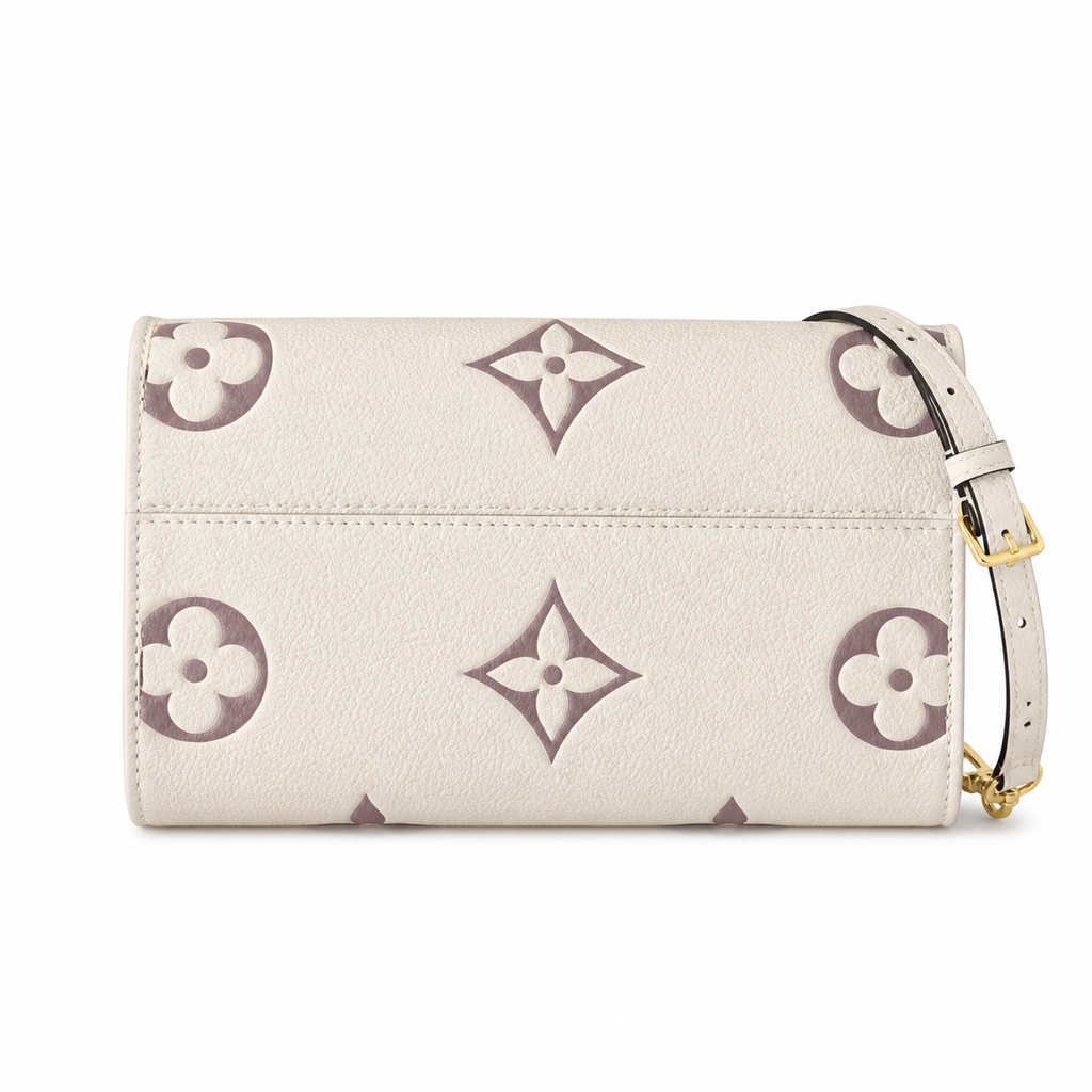 Louis Vuitton Onthego PM — Giant Monogram Empreinte in Crème & Dove Grey