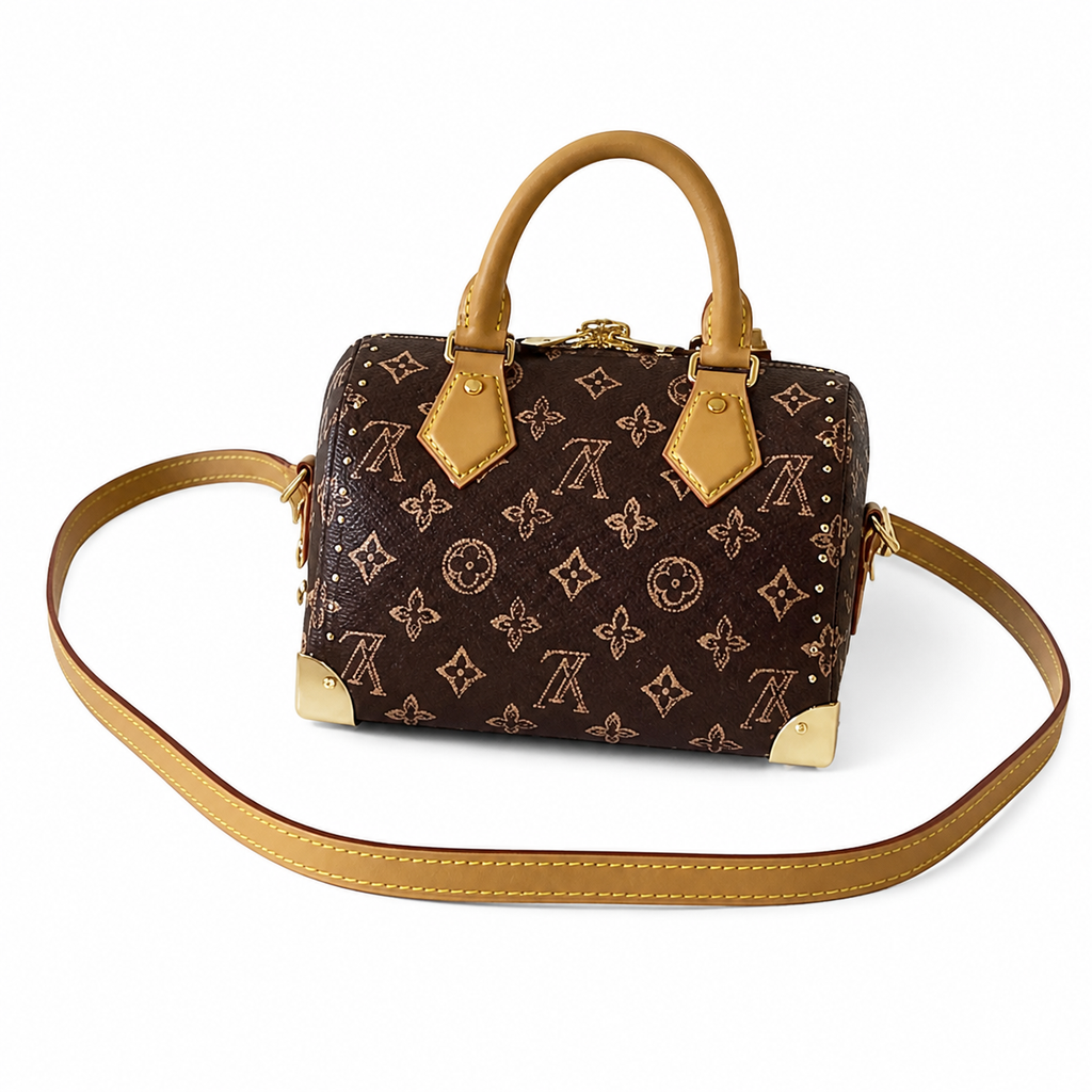 Louis Vuitton Monogram Crossbody Satchel in Signature Canvas