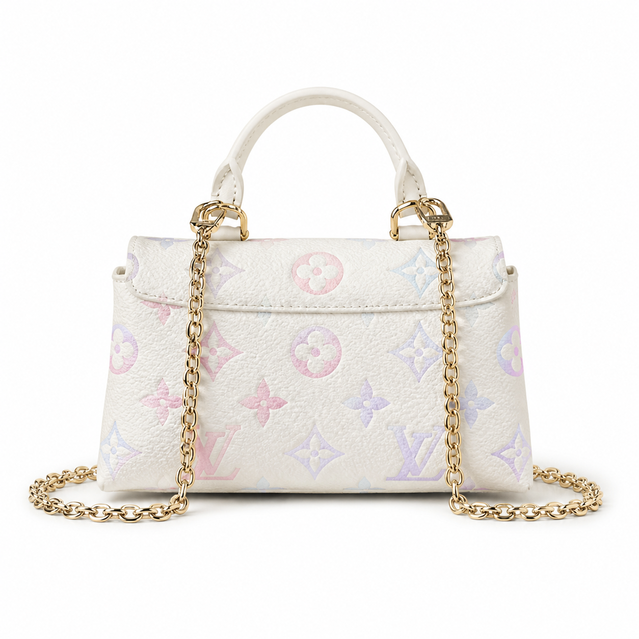 Louis Vuitton Madeleine BB — Monogram Giant Watercolor in Spring Pastel with Gold LV Lock & Charm
