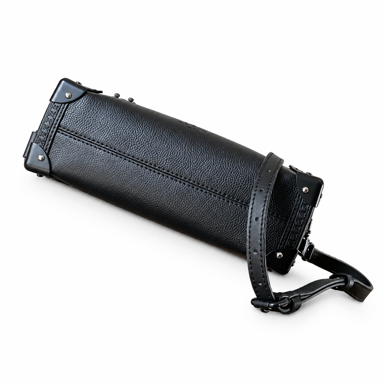 Louis Vuitton Soft Trunk — Noir Taurillon Monogram, All-Black Hardware & Black Chain Strap