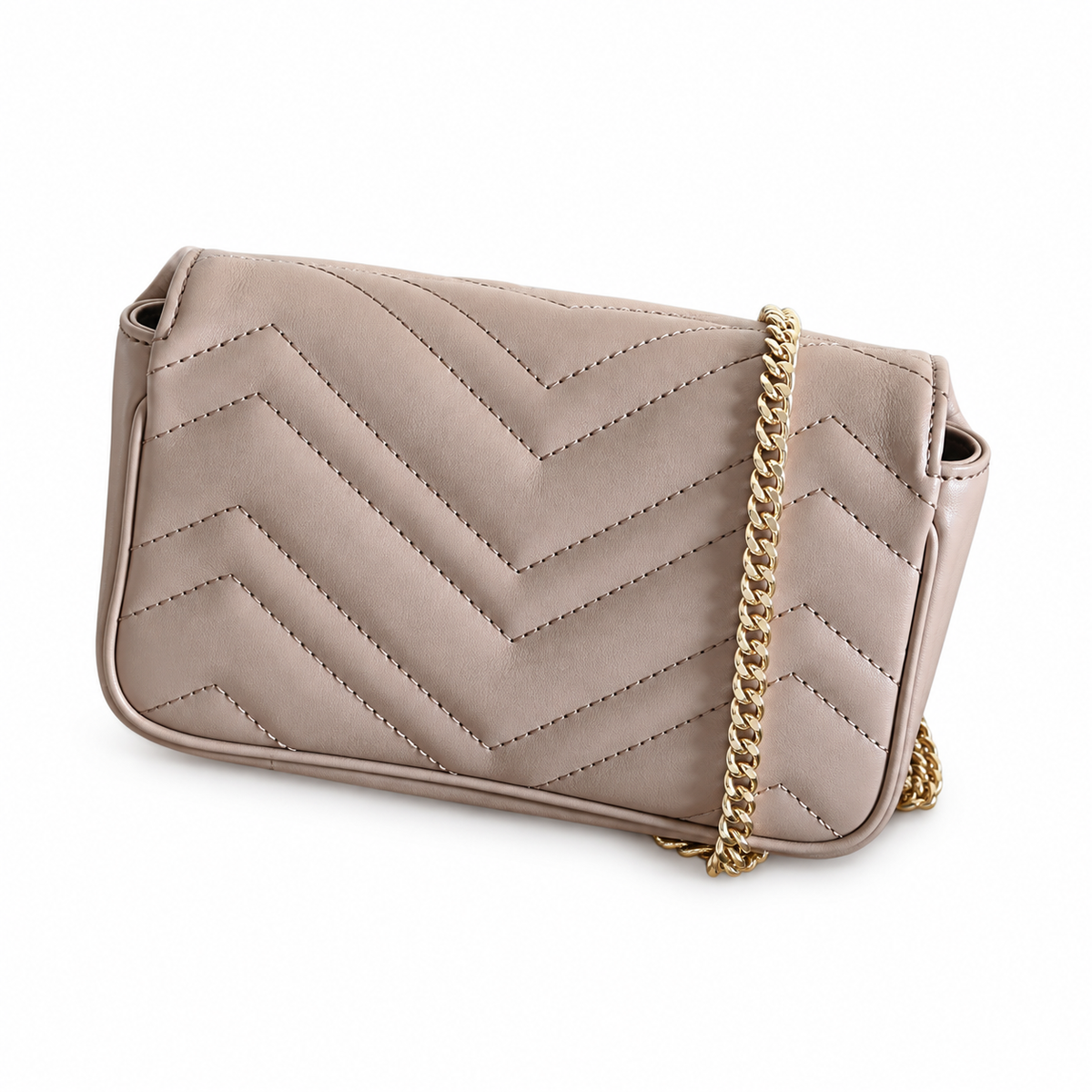 Gucci GG Marmont Mini Bag in Nude Rose with Gold Hardware