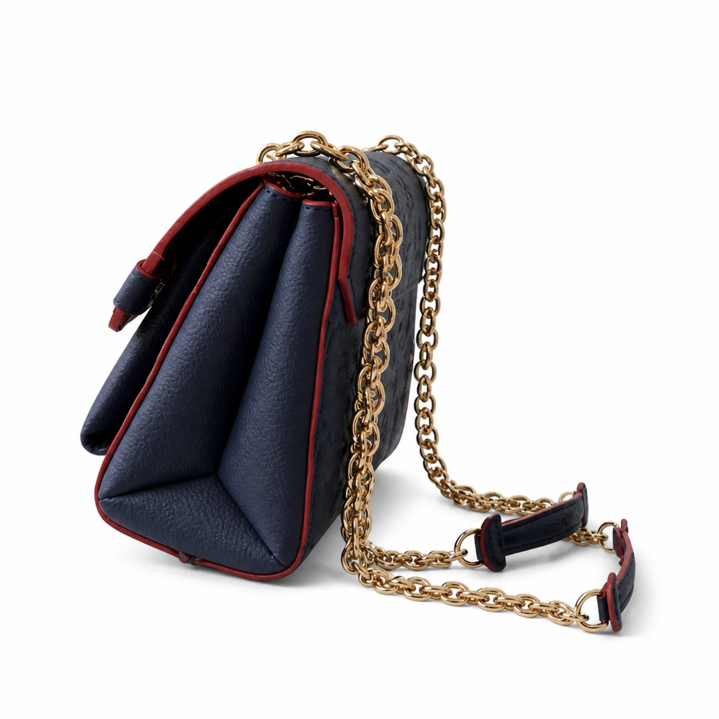 Louis Vuitton Vavin BB — Monogram Empreinte Leather in Marine Rouge