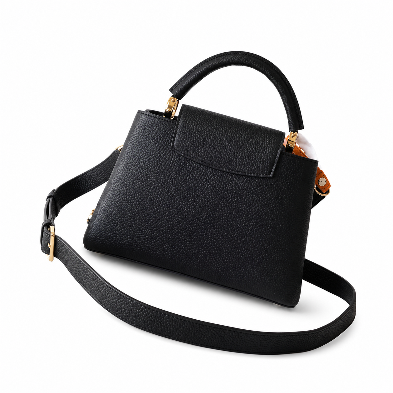 Louis Vuitton Capucines BB — Taurillon Leather in Noir with Two-Tone Chain & Leather Tassel