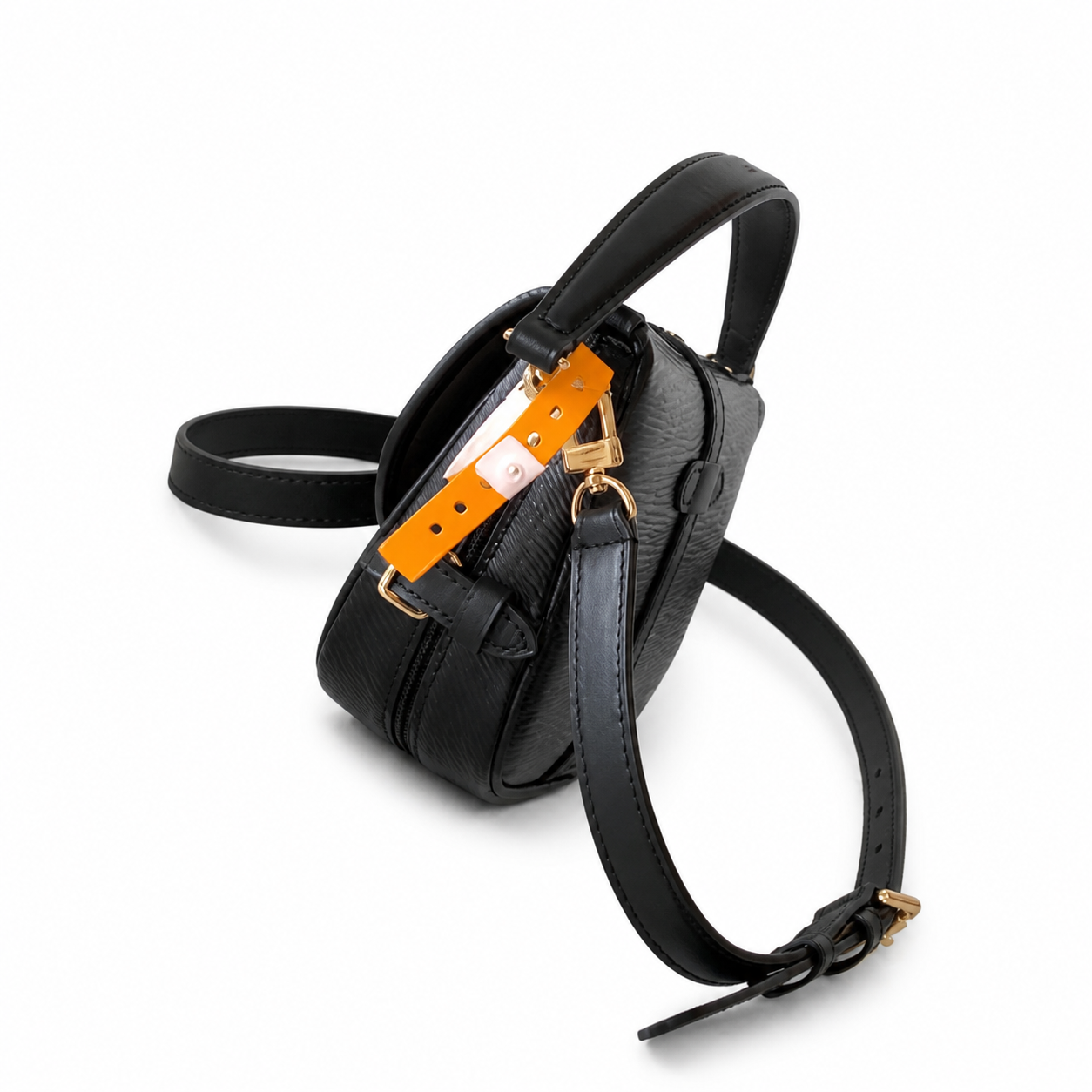Louis Vuitton Saumur BB Saddle Bag — Noir Black Epi Leather