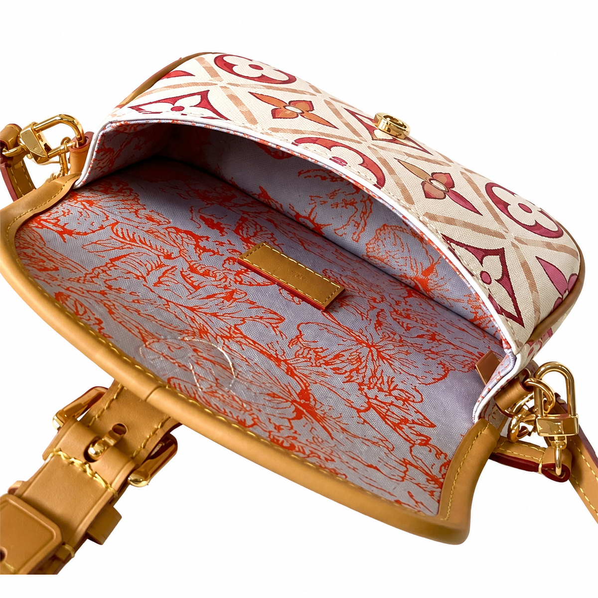 Louis Vuitton Monogram Mini Chain Crossbody in Heritage Canvas