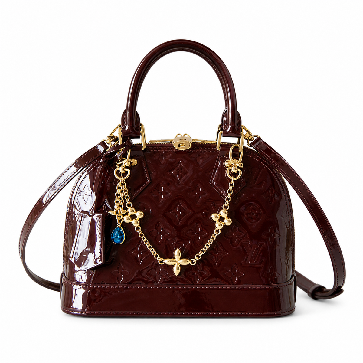 Louis Vuitton Monogram Structured Square Crossbody Bag