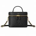 Louis Vuitton Vanity PM — Monogram Empreinte Leather in Black