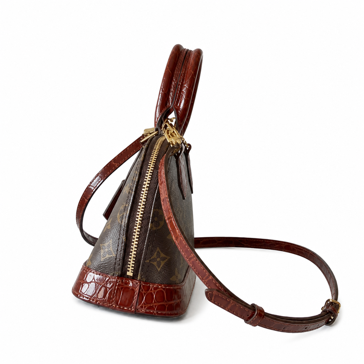 Louis Vuitton Monogram Tall Hobo Bag