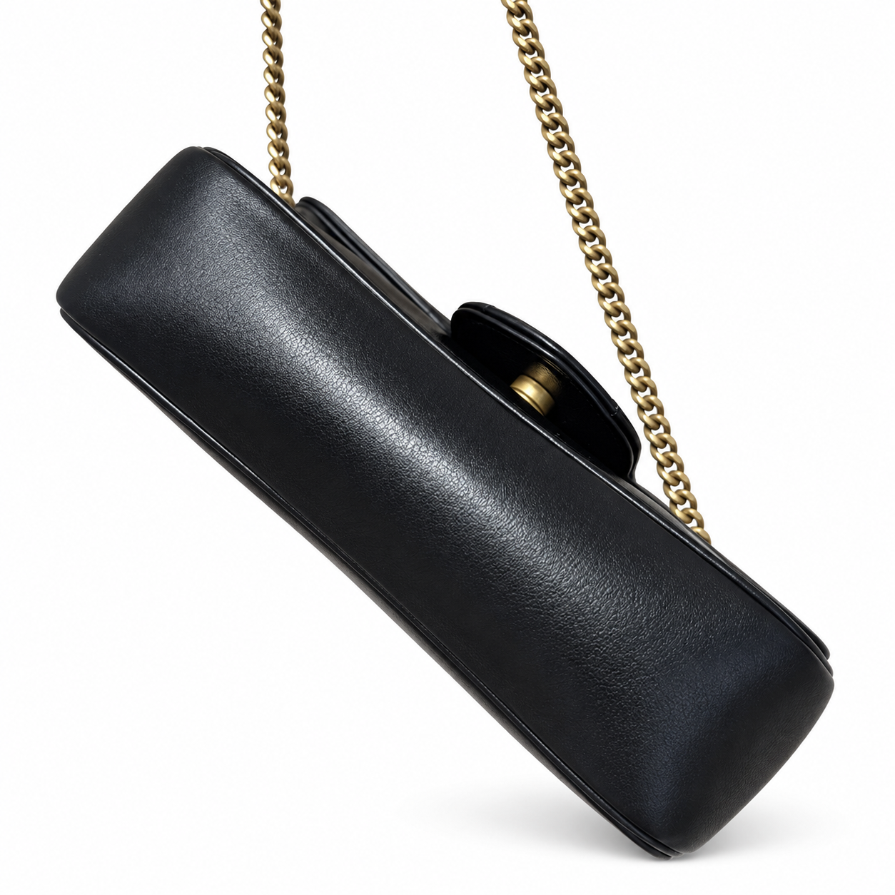 Gucci GG Marmont Super Mini Bag in Black Matelassé