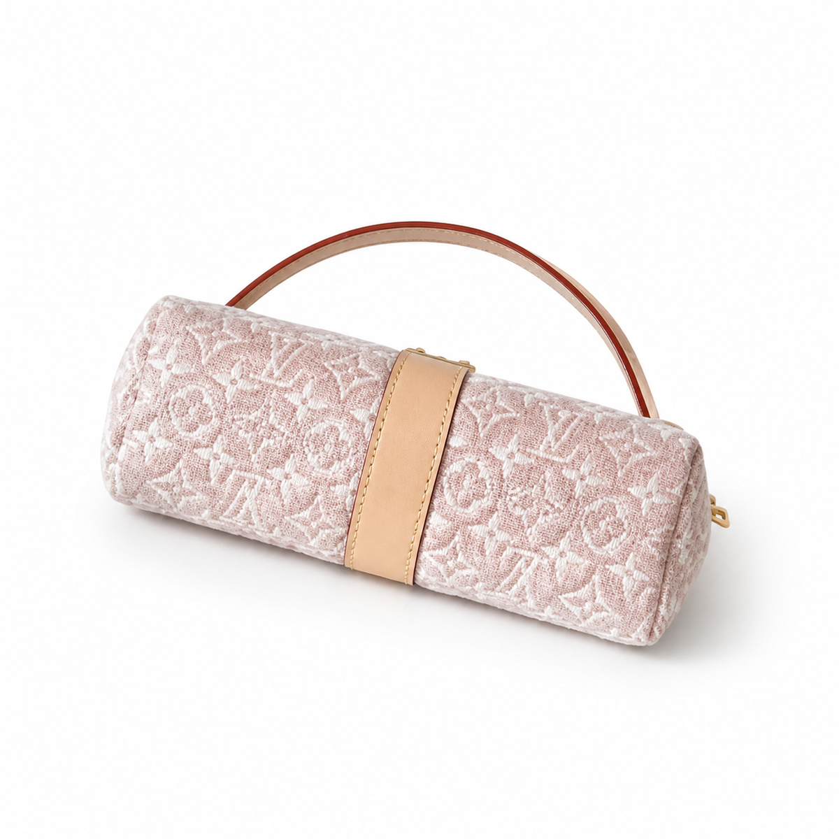 Louis Vuitton Papillon BB — Monogram Shine in Rose Poudre with Vachetta Leather Trim