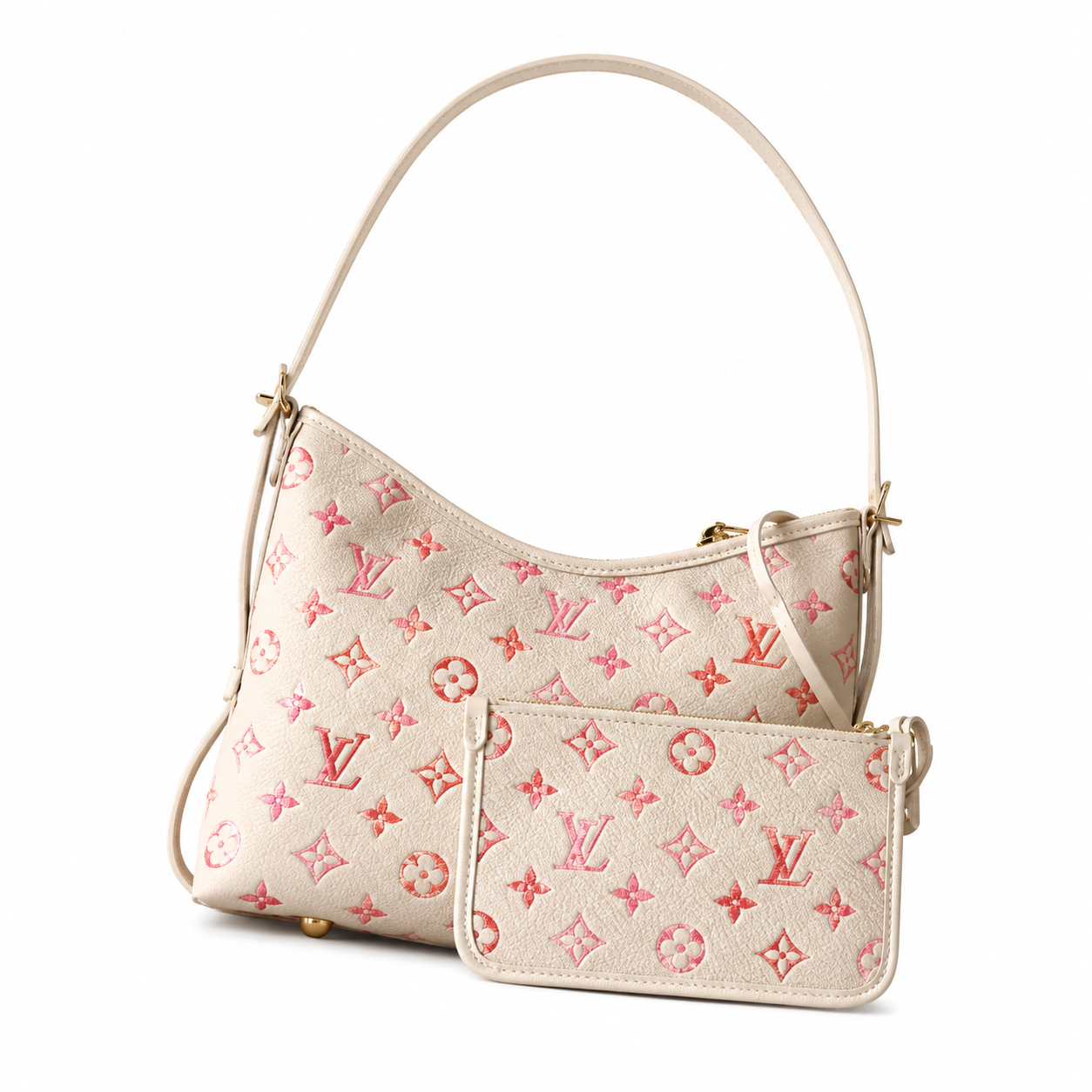 Louis Vuitton Monogram Structured Shoulder Bag in Heritage Canvas