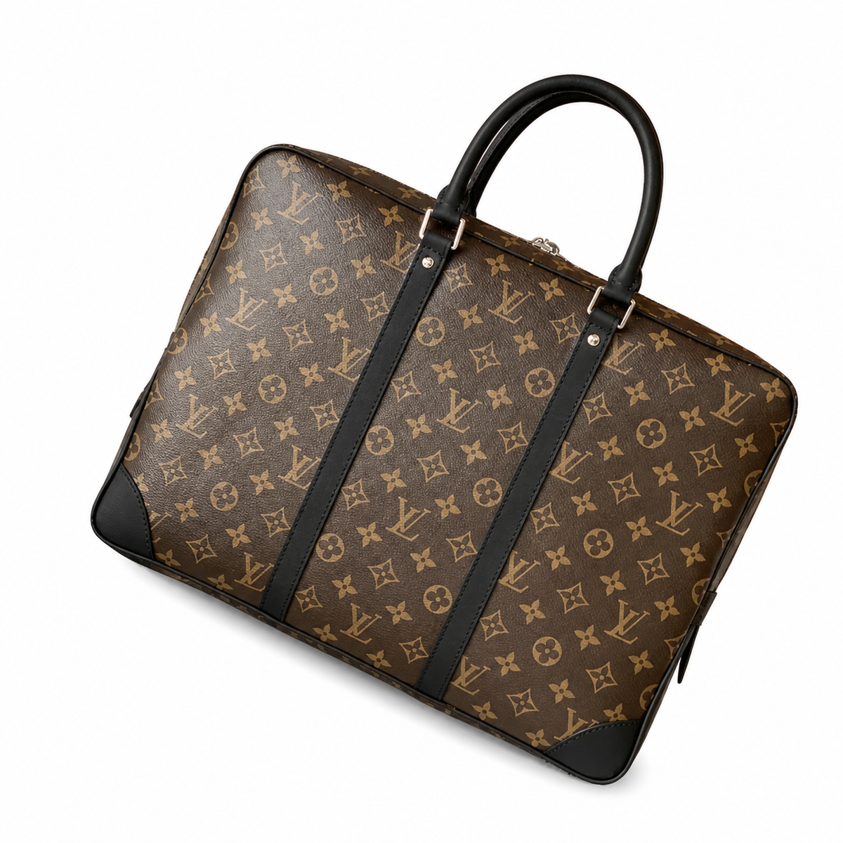 Louis Vuitton Porte-Documents Voyage PM — Monogram Macassar Canvas