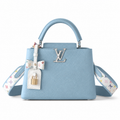 Louis Vuitton Monogram Prestige Structured Crossbody Bag in Blanc