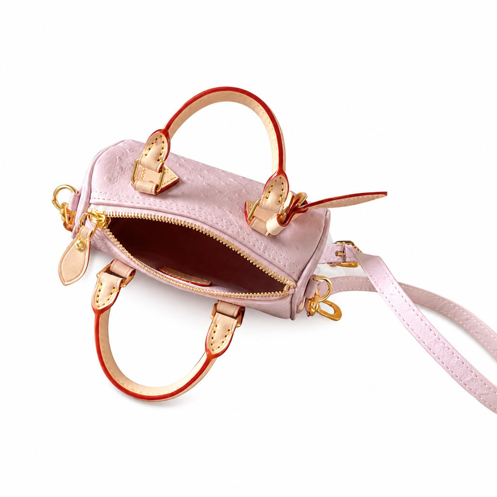 Louis Vuitton Speedy Bandoulière 20 — Ostrich Leather in Rose Poudre