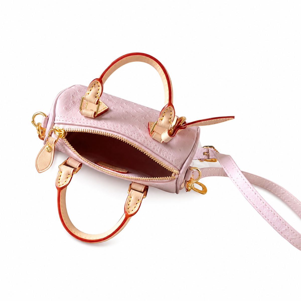 Louis Vuitton Speedy Bandoulière 20 — Ostrich Leather in Rose Poudre
