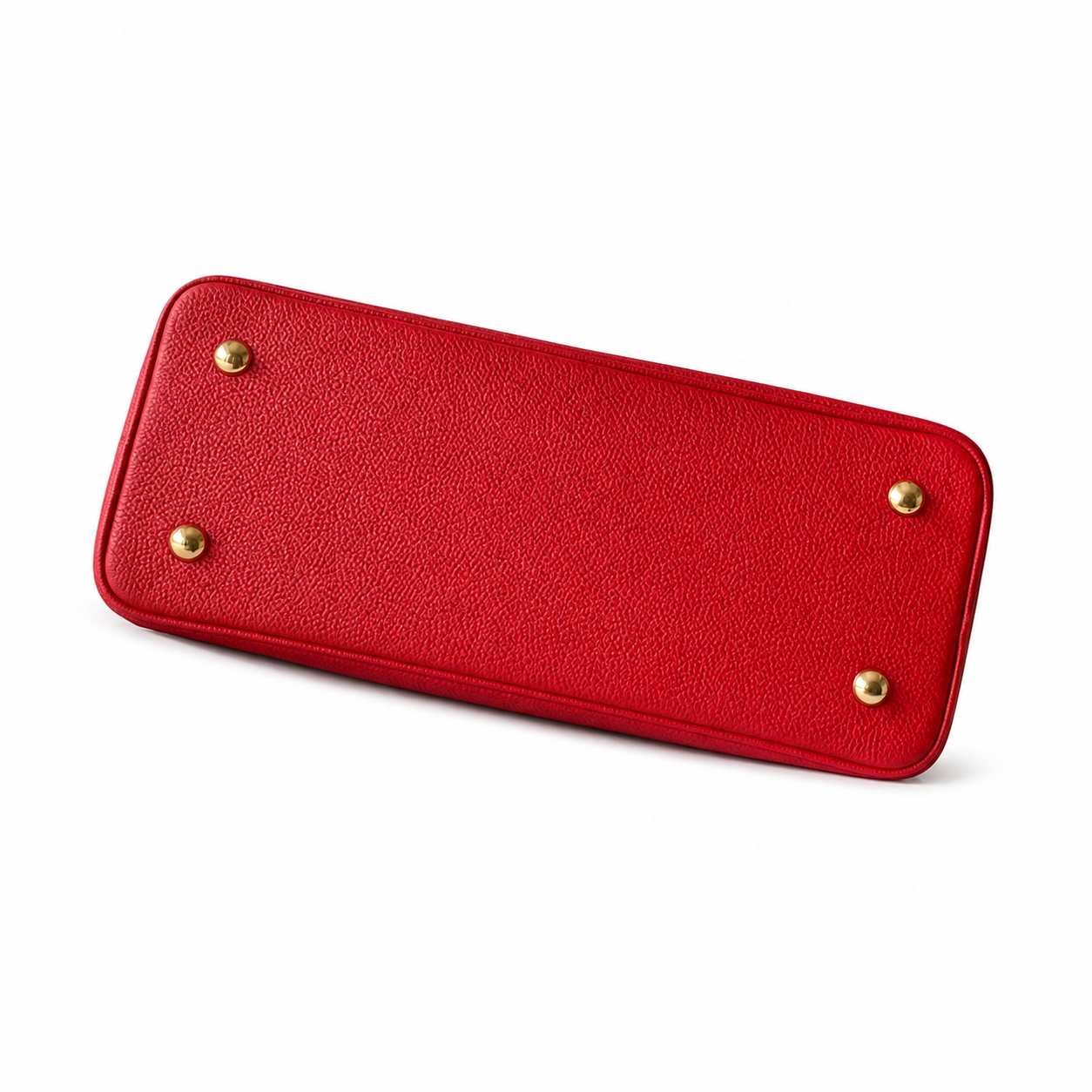 Louis Vuitton Capucines MM — Taurillon Leather in Rouge with Gold LV Lock