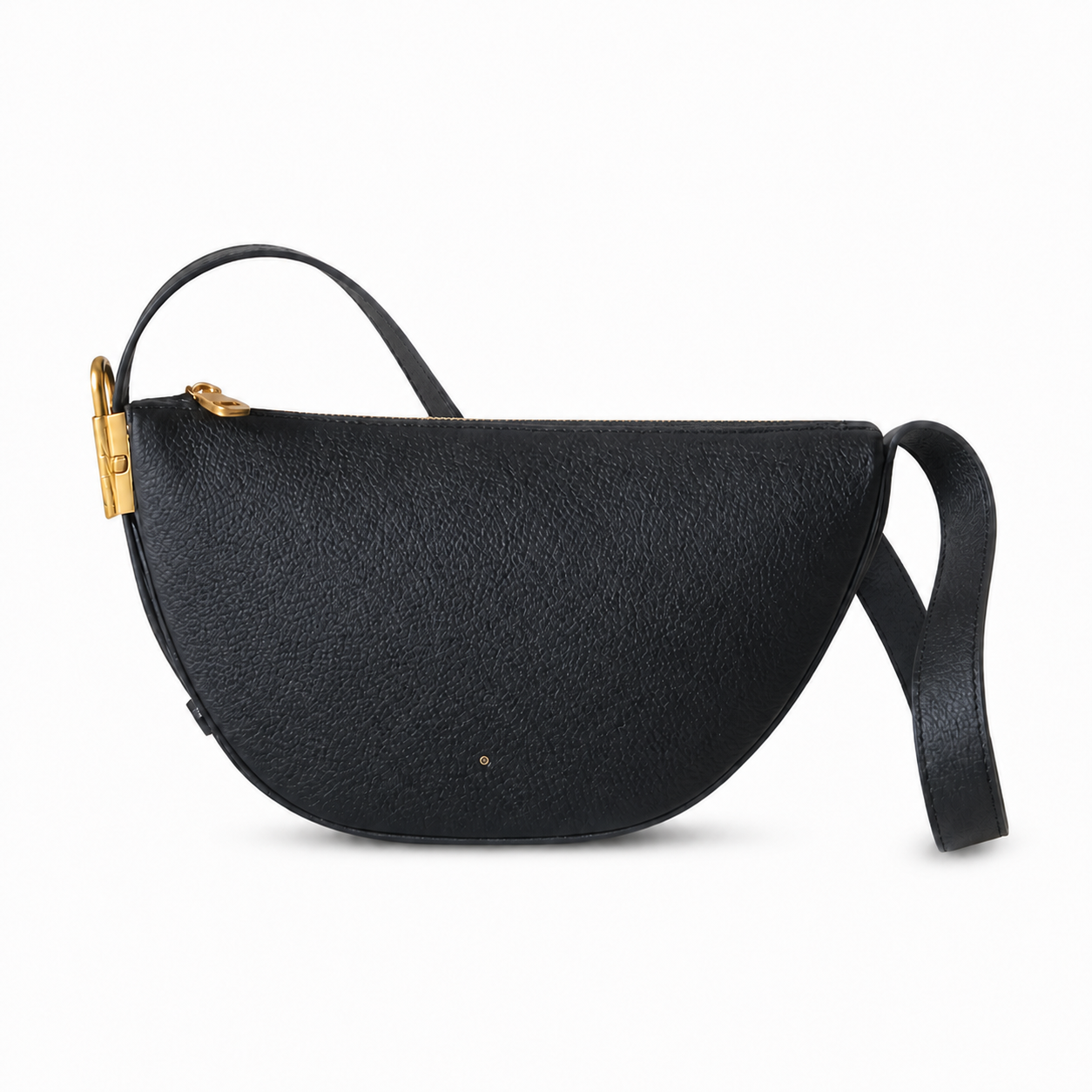 Louis Vuitton Loop MM — Black Empreinte, Crescent Silhouette, LV Square Clasp & Dual Straps