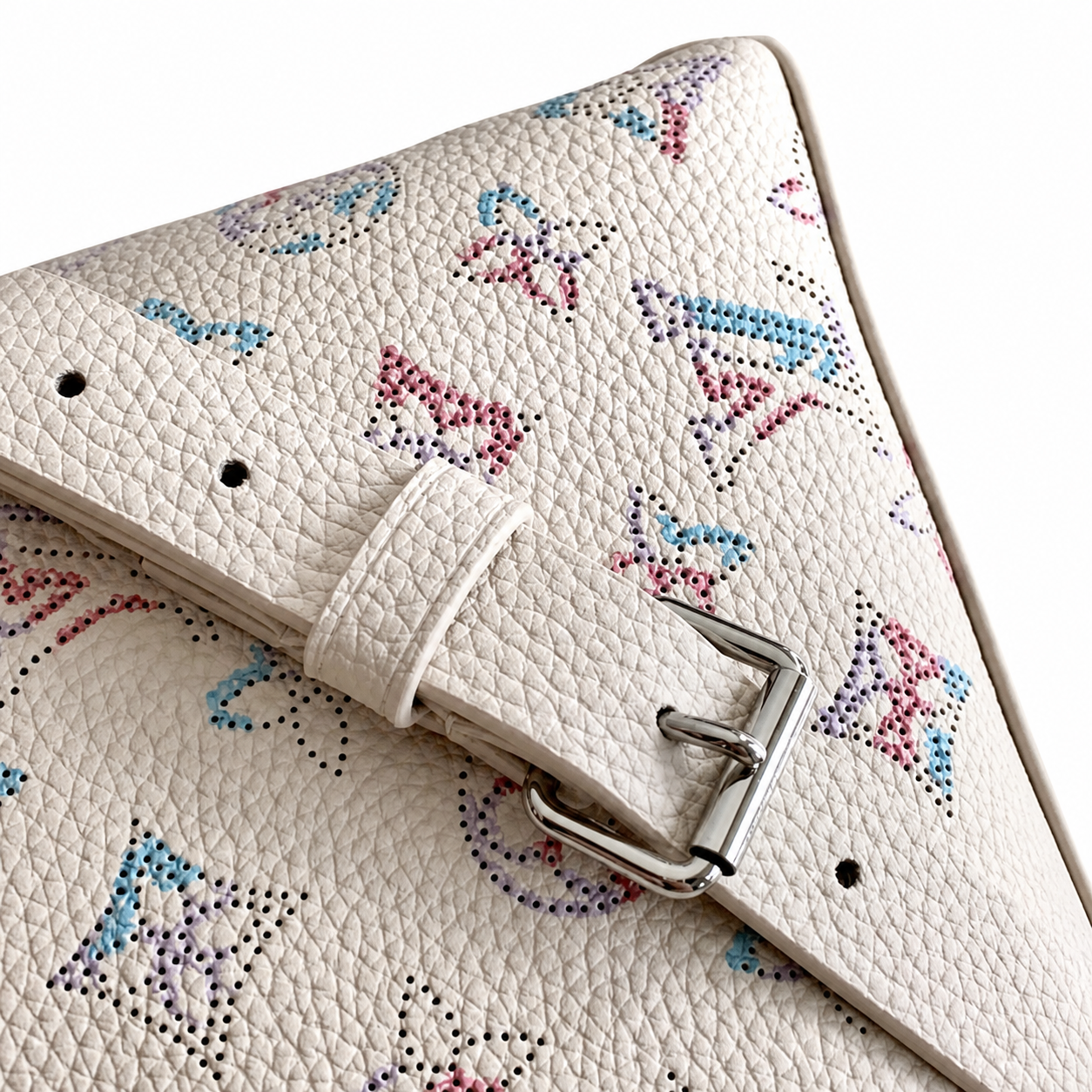 Louis Vuitton Bella Tote — Mahina Perforated Leather with Multicolor Crystal Monogram