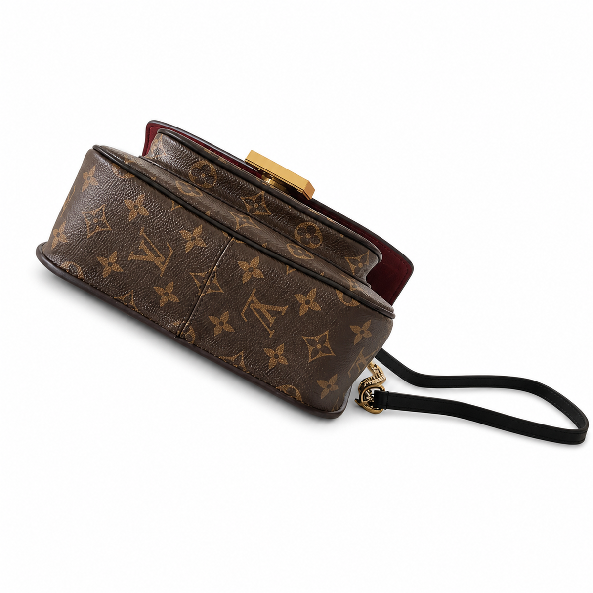 Louis Vuitton Passy — Monogram Canvas with Black LV Clasp