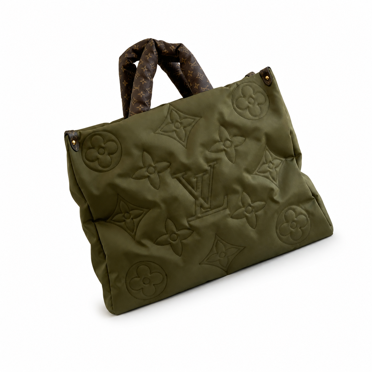 Louis Vuitton Onthego GM — Pillow Quilted Nylon in Khaki