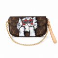 Louis Vuitton Monogram Feather-Slim Vertical Crossbody