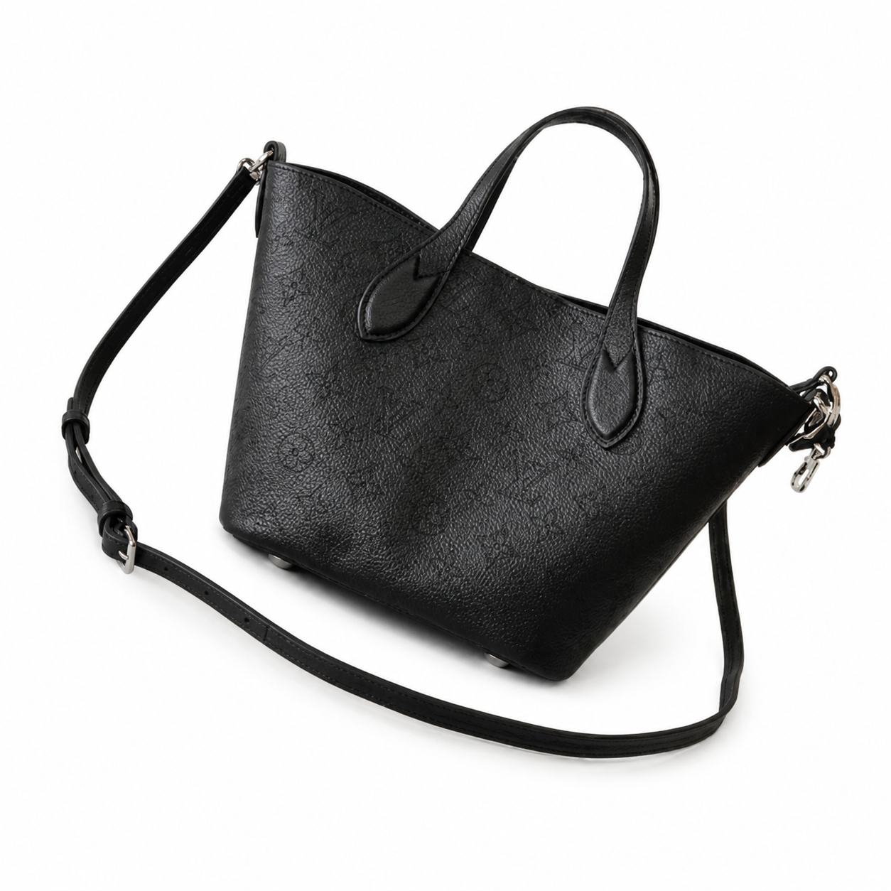 Louis Vuitton Blossom PM — Mahina Perforated Leather in Noir with Matching Coin Purse