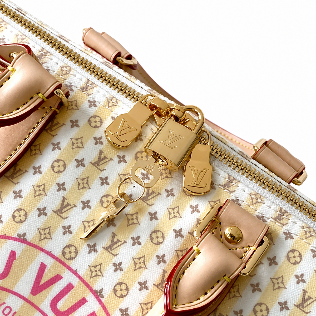 Louis Vuitton Keepall Bandoulière 45 — Monogram Confidential with Vachetta Trim