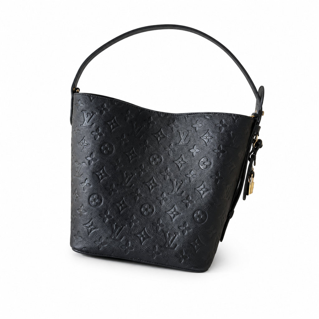 Louis Vuitton Babylone BB — Giant Monogram Empreinte Leather in Black