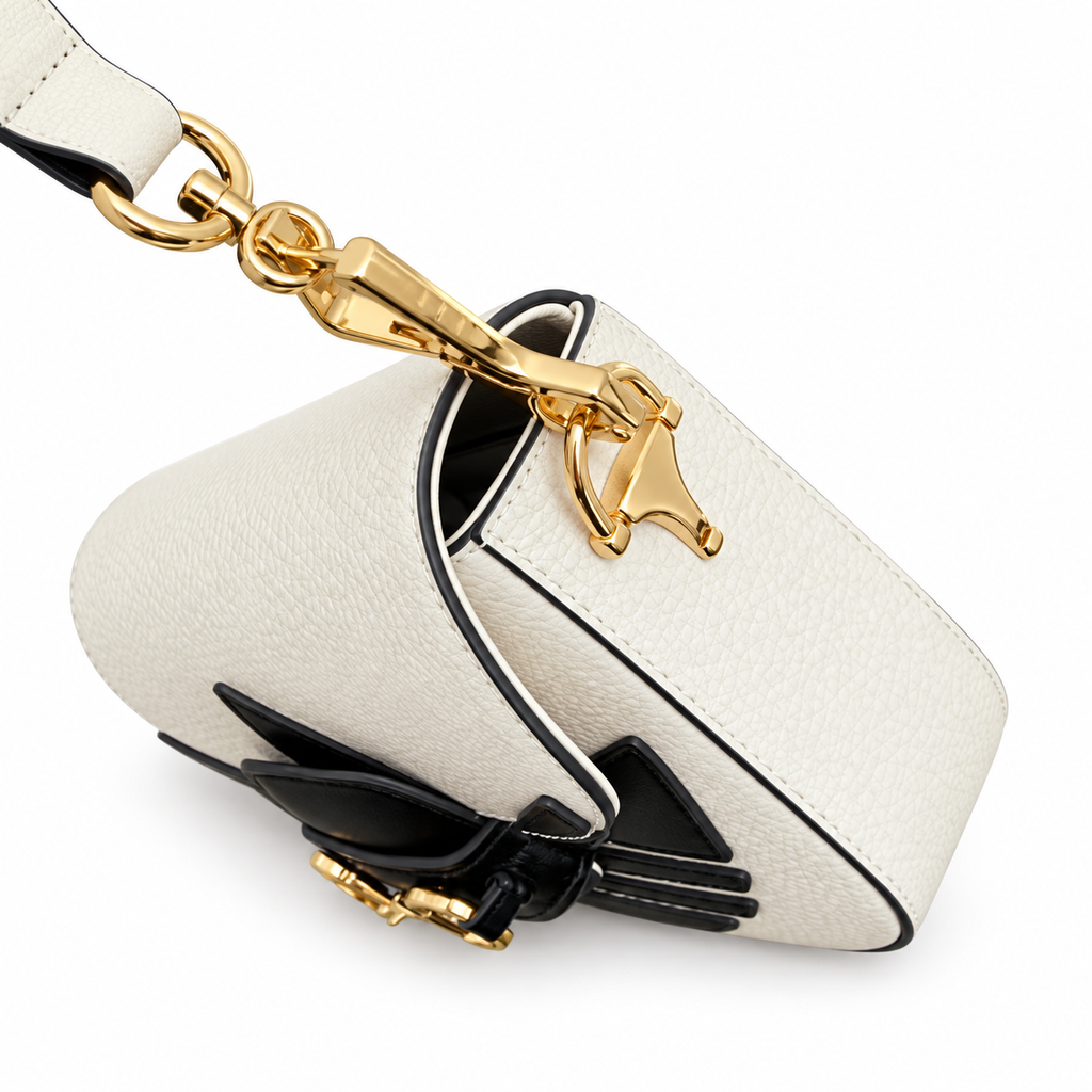 Gucci x Adidas Horsebit 1955 Mini Crossbody Bag in White