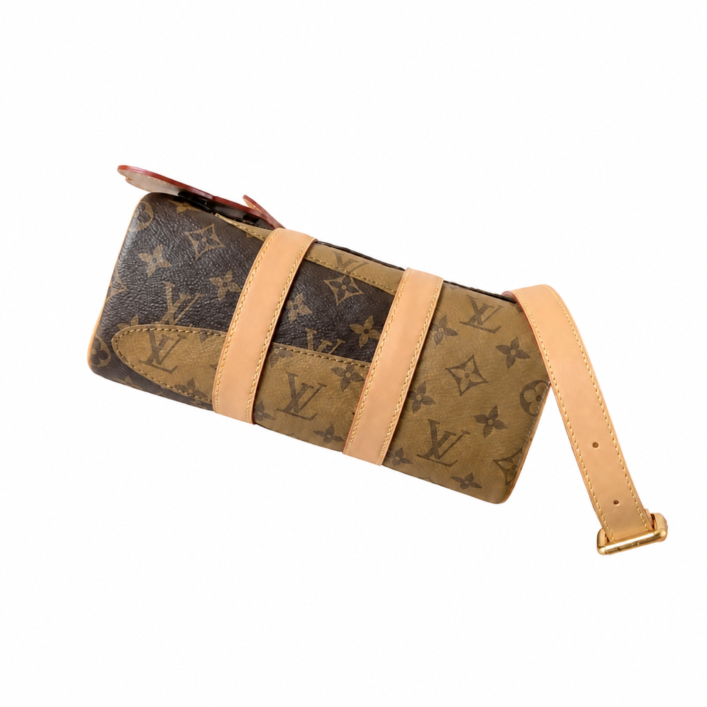 Louis Vuitton Monogram Double Zip Pochette in Heritage Canvas