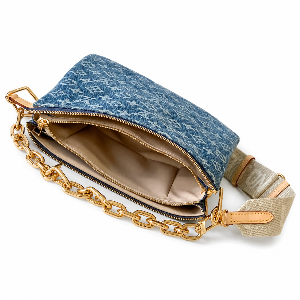 Louis Vuitton Monogram Chain Flap Crossbody Bag