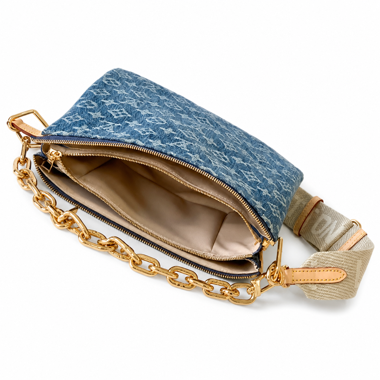Louis Vuitton Monogram Chain Flap Crossbody Bag