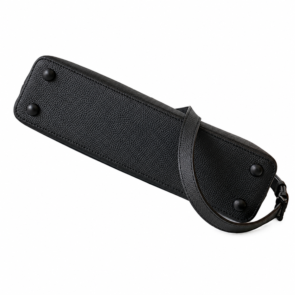 Louis Vuitton Capucines MM — Noir Taurillon, Matte Black LV Turn-Lock & All-Black Hardware