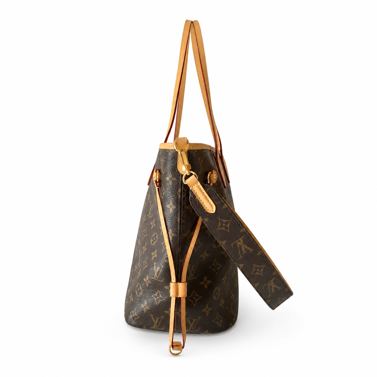 Louis Vuitton Neverfull MM — Monogram Canvas with Vachetta Leather Trim