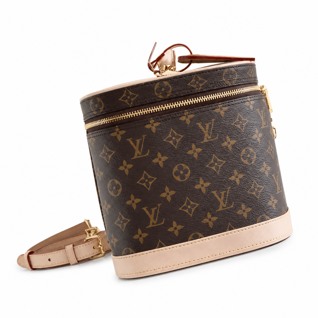 Louis Vuitton Nice BB — Monogram Canvas Vanity Case with Lock & Key